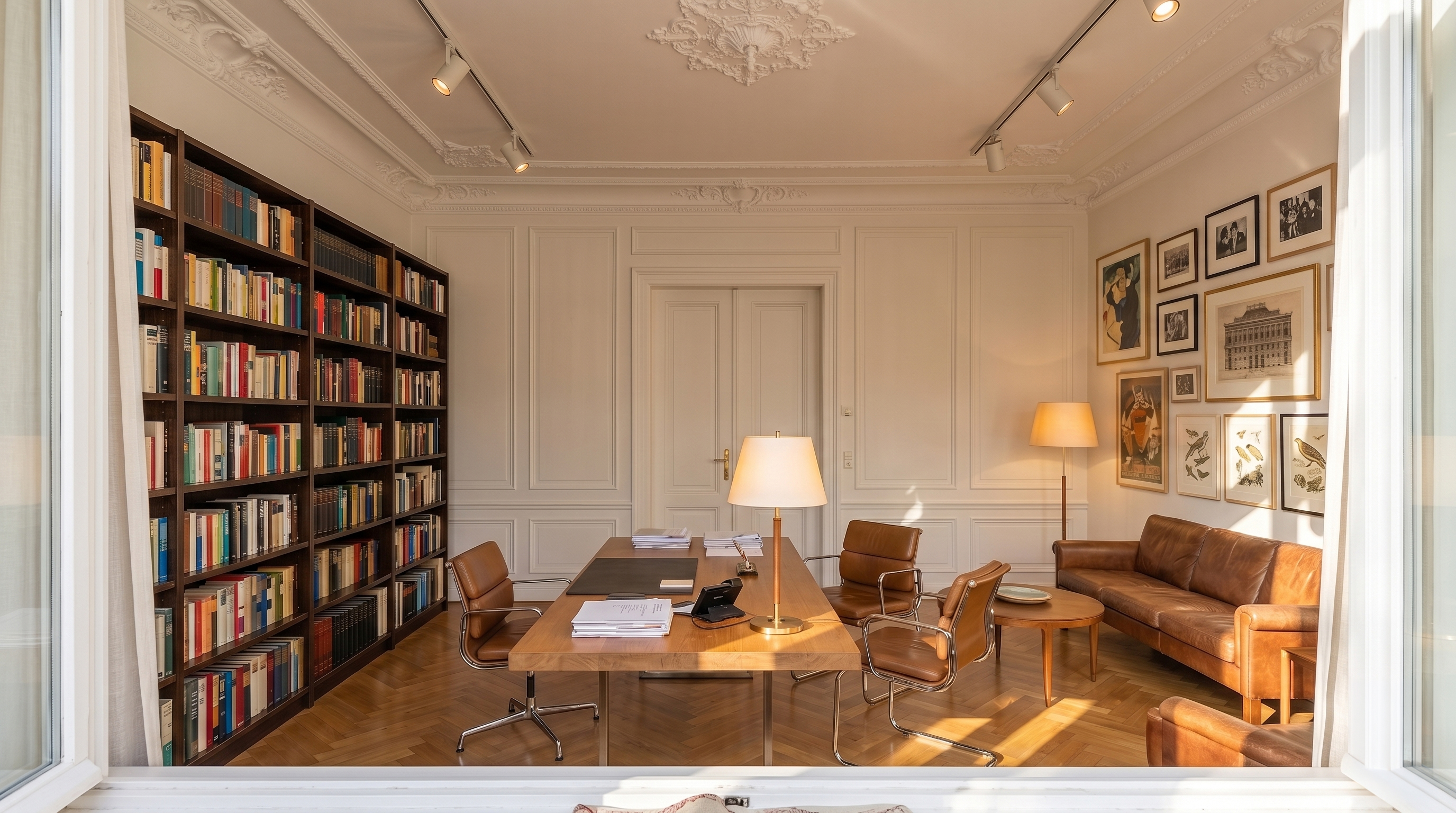 Executive Office — nowoczesne biuro menadżerskie, wizualizacja 3D Belak Studio